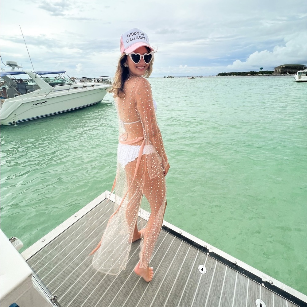 Beach Bunny Pearl Kimono Cover Up